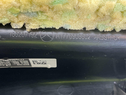 19-ON MERCEDES BENZ A CLASS REAR LEFT PASSENGER SIDE C-PILLAR TRIM A1776908802