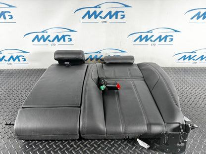19-ON RANGE ROVER EVOQUE L551 REAR LEFT & CENTER SEAT BACK REST BLACK LEATHER