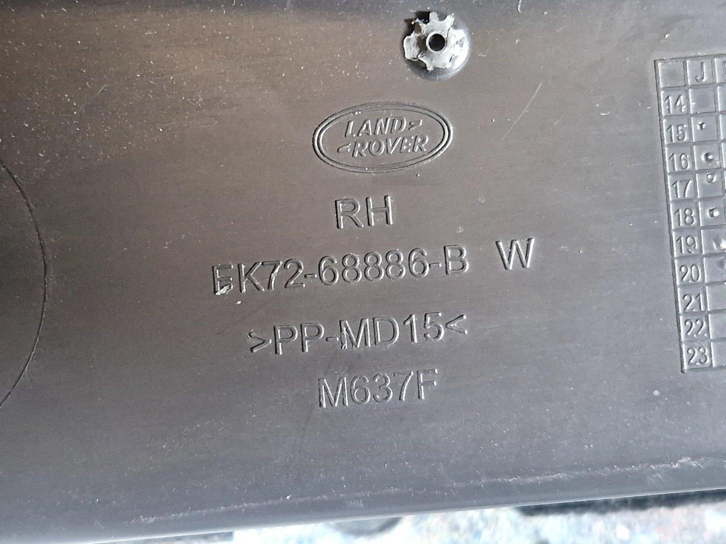 2019-ON  LAND ROVER DISCOVERY L550 LCI REAR RIGHT O/S BOOT PANEL FK72-68886-B