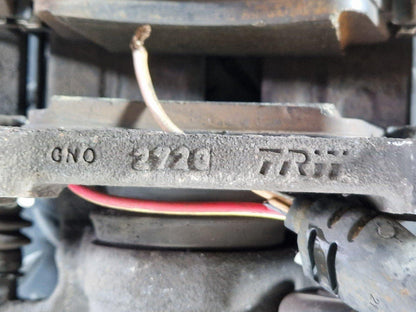 10-17 AUDI A8 4H REAR LEFT N/S BRAKE CALIPER HOUSING & MOTOR UNIT 4H0615403