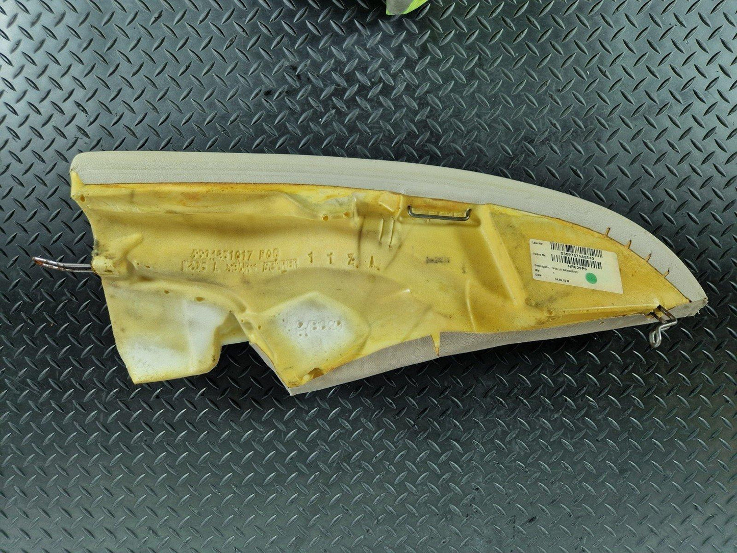 14-21 MERCEDES C CLASS W205 LEFT PASSENGER SIDE LEATHER BEIGE BOLSTER 5504251017