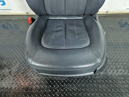 15-18 AUDI A7 4G FRONT LEFT N/S PASSENGER BLACK LEATHER ELECTRIC MEMORY SEAT