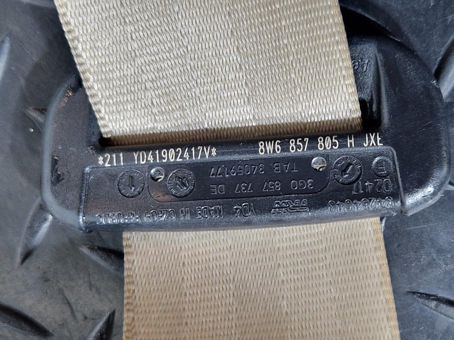16-24 AUDI A5 F5 COUPE PASSENGER SIDE REAR LEFT SEAT BELT 8W6857805 3G0857737DE