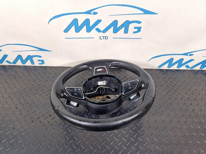 12-17 AUDI S5 CONVERTIBLE MULTIFUNCTION PADDLE SHIFT STEERING WHEEL 8K0419091BS