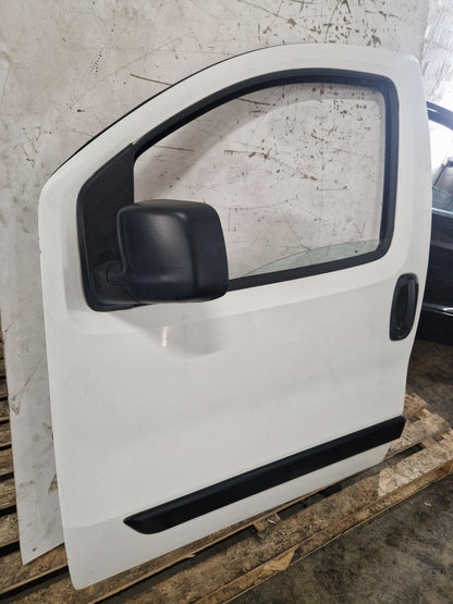 Peugeot Bipper Cargo Van Front Left N/S Passenger Complete Door in White EWP