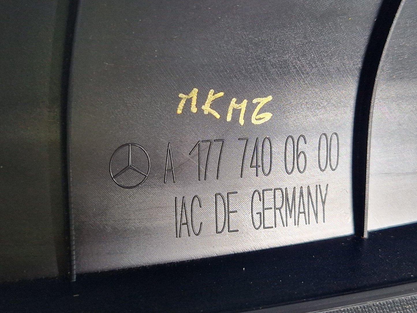 18-ON MERCEDES A CLASS W177 REAR UPPER TAILGATE BOOT LID TRIM PANEL A1777400600