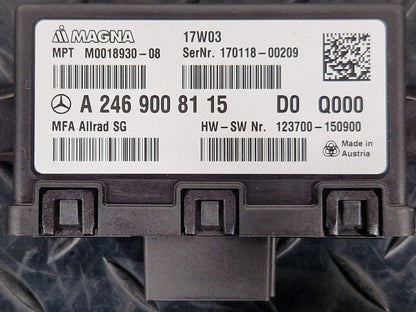 14-20 MERCEDES BENZ GLA X156 4MATIC CONTROL MODULE ECU A2469008115