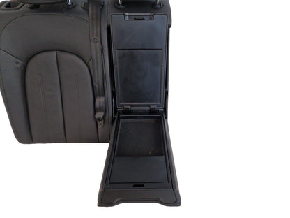 12-18 AUDI A6 C7 Rear OS Right Soul Black Leather Seat Backrest