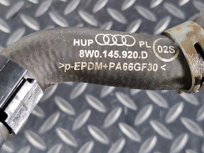 16-24 AUDI A5 F5 COUPE GENUINE WATER COOLANT PIPE HOSE 8W0145920D