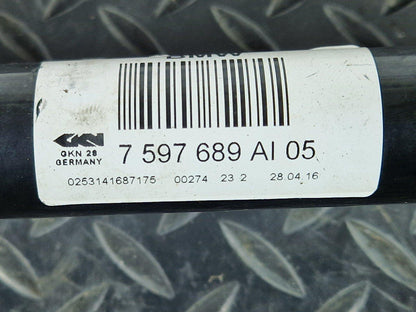 12-18 BMW 3 SERIES F30 LCI GENUINE OEM REAR LEFT SIDE N/S DRIVESHAFT 7597689