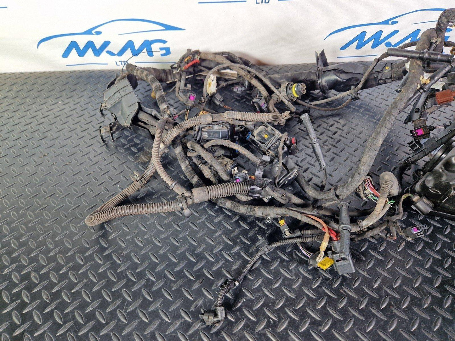 15-18 AUDI A7 4G GENUINE OEM ENGINE WIRING LOOM HARNESS 4G2971845C