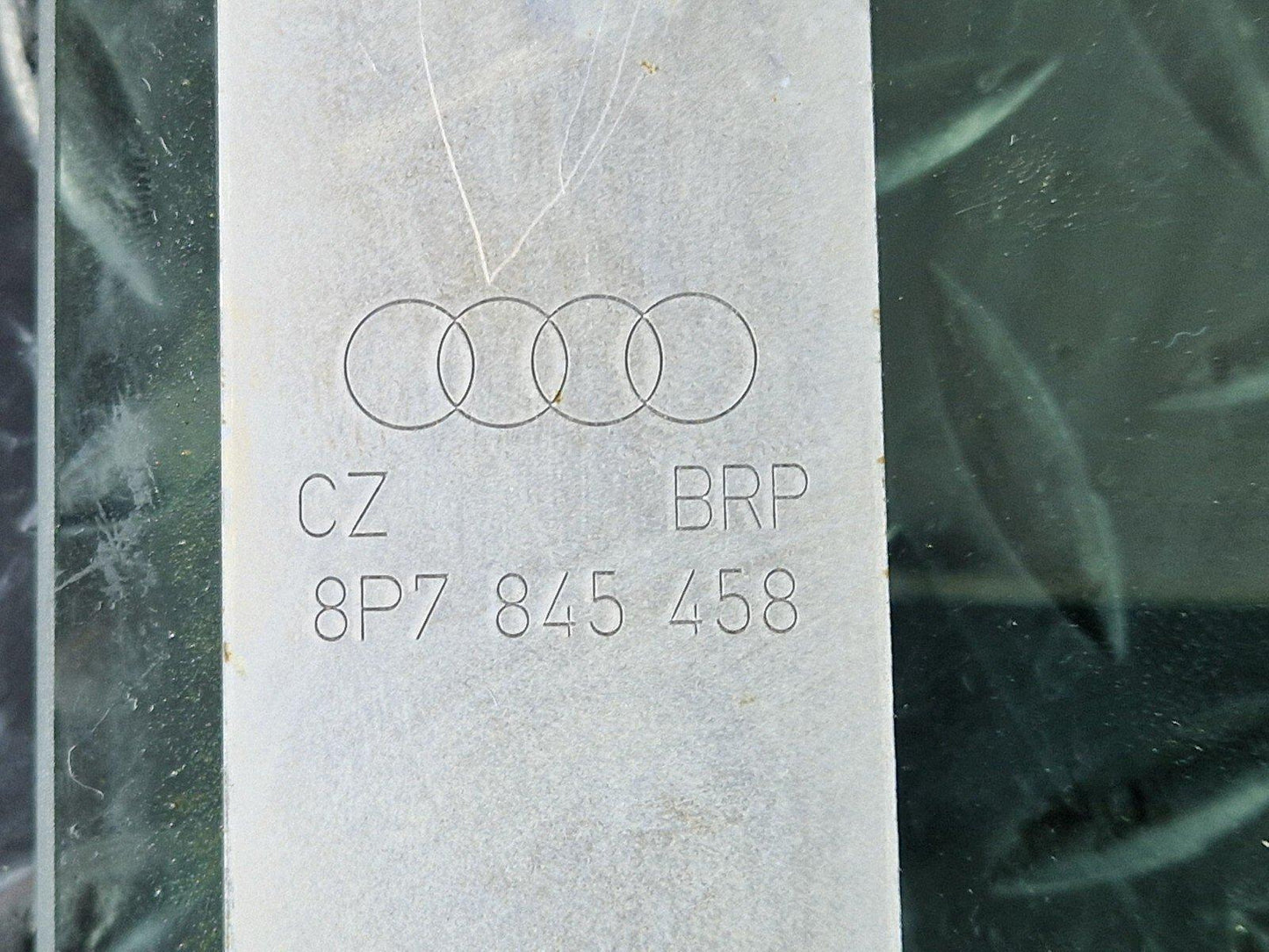 12-17 AUDI S5 CONVERTIBLE REAR RIGHT SIDE WINDOW GLASS 43R-00082 8P7845458