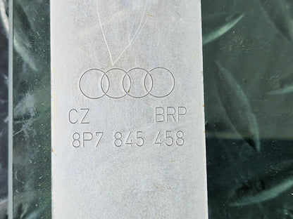 12-17 AUDI S5 CONVERTIBLE REAR RIGHT SIDE WINDOW GLASS 43R-00082 8P7845458
