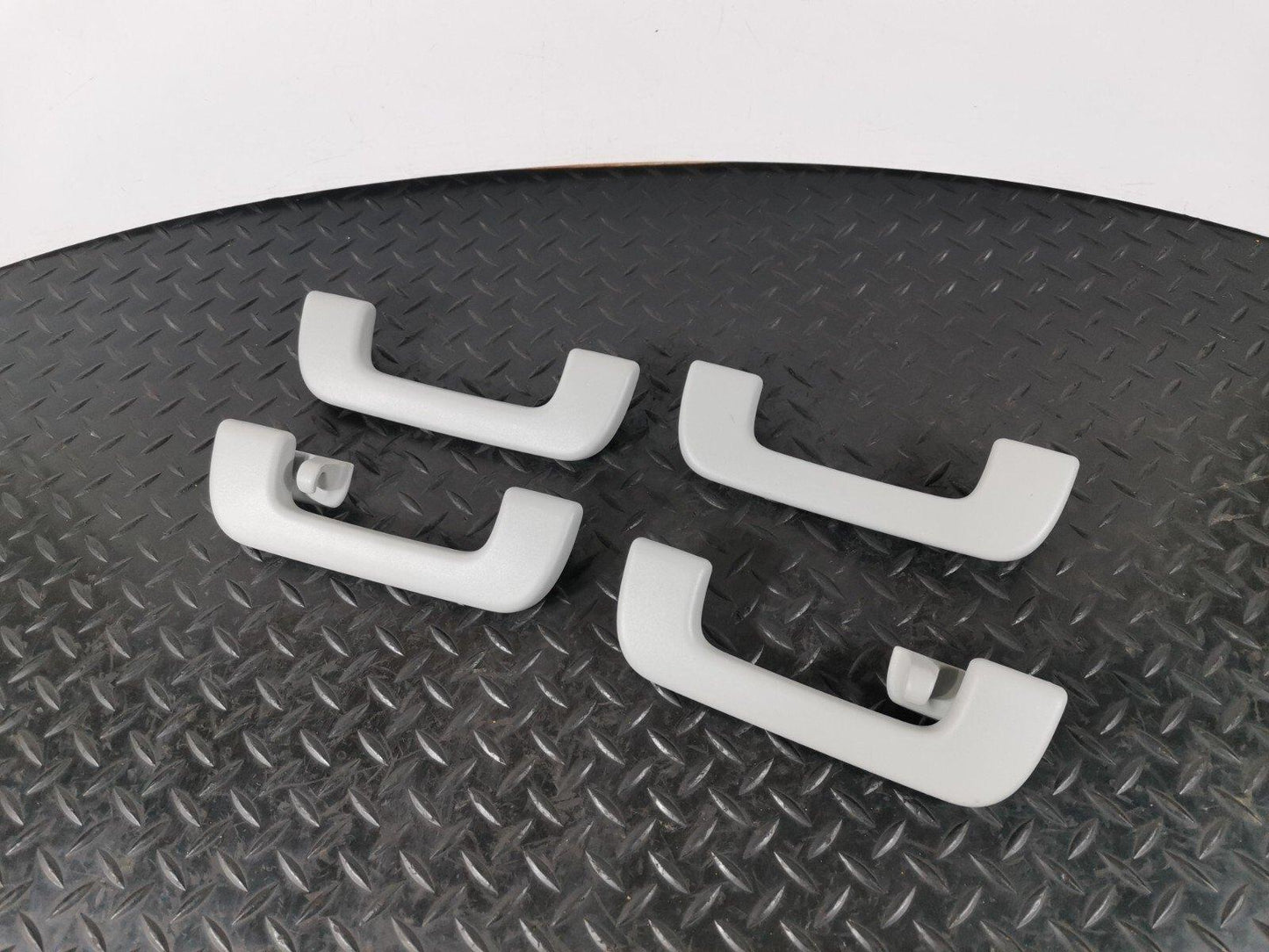 16-19 AUDI A4 B9 SALOON GENUINE INTERIOR ROOF HANDLES X4 SET GREY