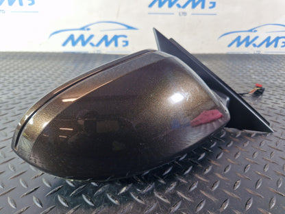 Audi A6 Allroad C7 front Right o/s Door wing Mirror manual fold (damaged)