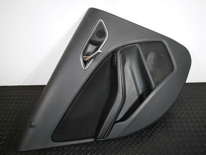 12-18 MERCEDES A-CLASS W176 GENUINE REAR LEFT N/S DOOR PANEL CARD BLACK