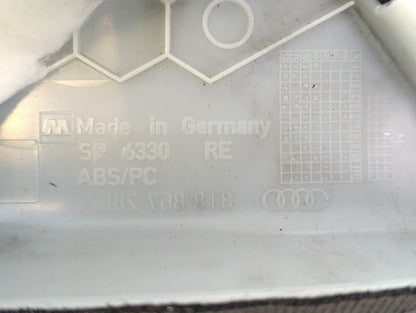 2015 AUDI A5 SPORT GENUINE DRIVER SIDE C PILLAR COVER TRIM 8T8867288