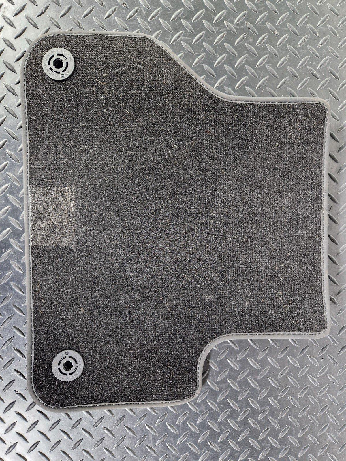 16-24 AUDI A5 F5 COUPE GENUINE OEM SET OF 2 REAR BLACK FLOOR FOOT MATS 8W6061276