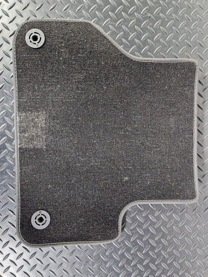16-24 AUDI A5 F5 COUPE GENUINE OEM SET OF 2 REAR BLACK FLOOR FOOT MATS 8W6061276