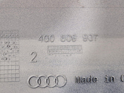 12-18 AUDI A6 C7 FUEL FILLER FLAP COVER LID IN WHITE LY9C 4G0809907