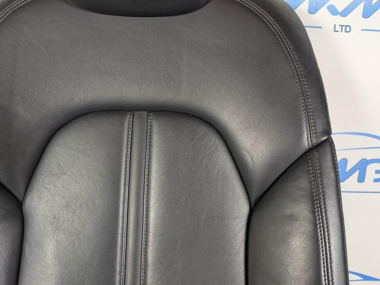 10-17 AUDI A8 4H  REAR O/S RIGHT BLACK LEATHER BACK REST 4H0885274 DAMAGED