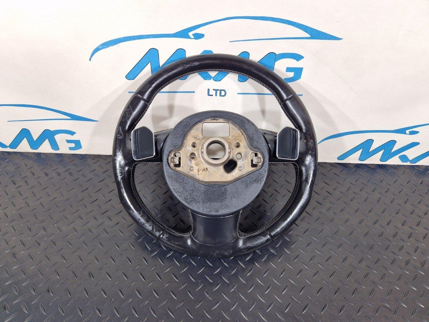 12-17 AUDI S5 CONVERTIBLE MULTIFUNCTION PADDLE SHIFT STEERING WHEEL 8K0419091BS