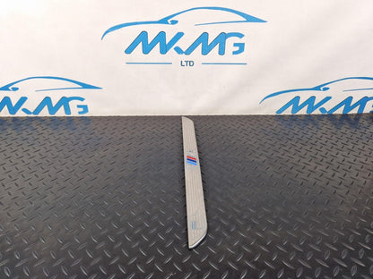 10-13 BMW X5 E70 LCI FRONT ENTRANCE DOOR SILL COVER KICK PLATE TRIM 7205263