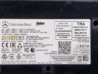 19-ON MERCEDES BENZ CLA C118 TELEMATICS CONTROL MODULE A1679008309