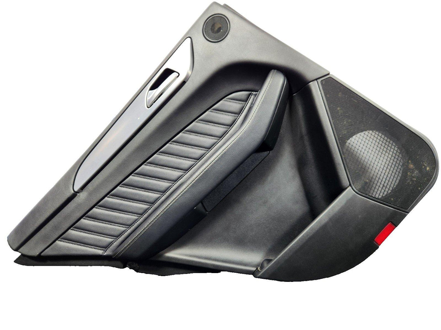 11-19 MERCEDES BENZ ML W166 REAR LEFT N/S/R BLACK LEATHER DOOR CARD PANEL