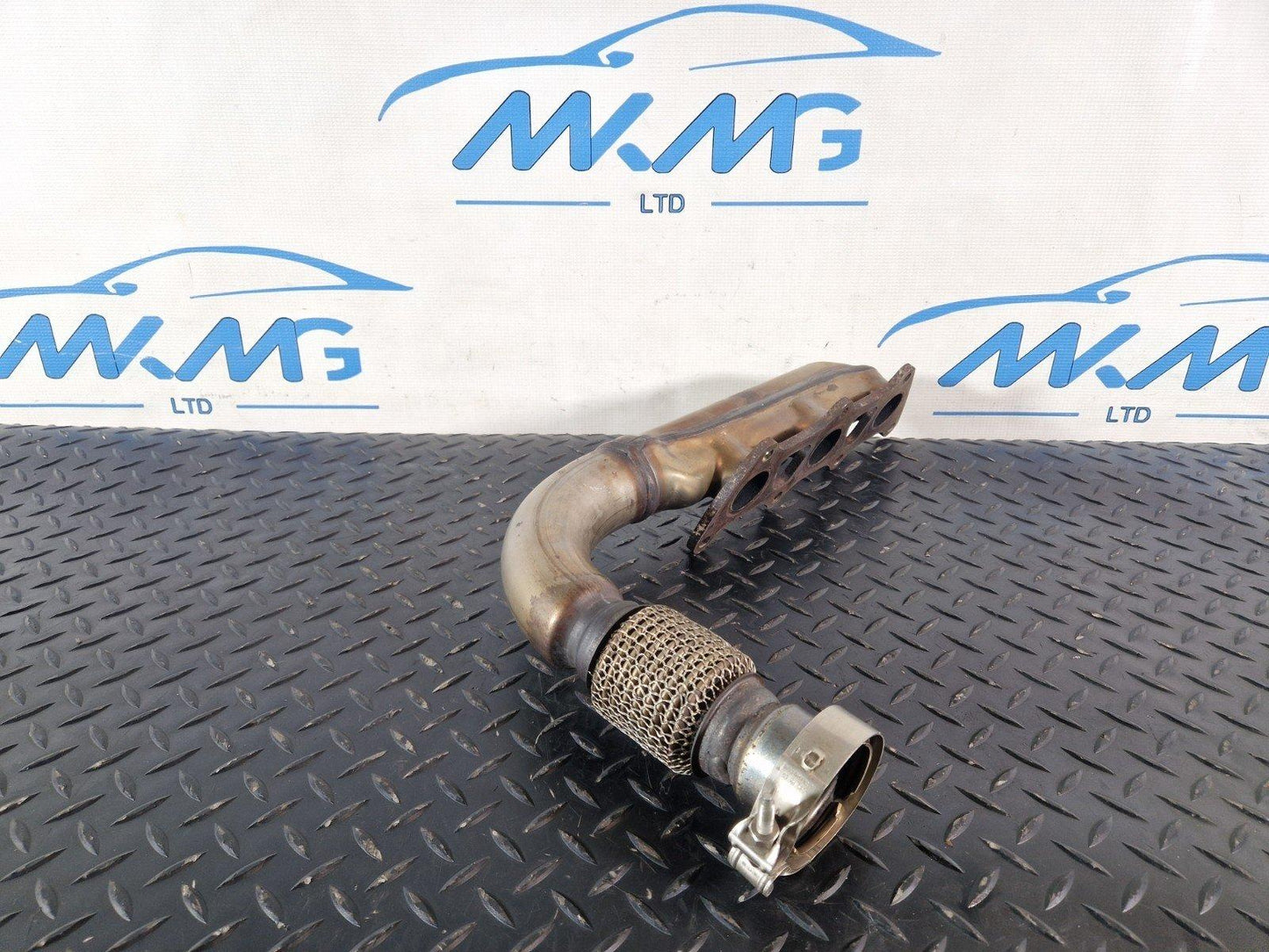 16-20 AUDI Q7 4M 3.0 DIESEL CRTC LEFT EXHAUST MANIFOLD CYLINDER 4-6 059253033CC