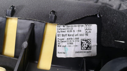 16-19 AUDI A4 B9 S-LINE SALOON GENUINE REAR RIGHT DRIVER SIDE BOLSTER 8W0885704