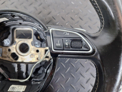 12-17 AUDI S5 CONVERTIBLE MULTIFUNCTION PADDLE SHIFT STEERING WHEEL 8K0419091BS