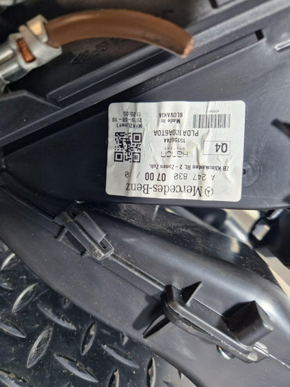Mercedes-Benz B200d B-Class W247 Genuine Heater Matrix Box Fan A2478300700