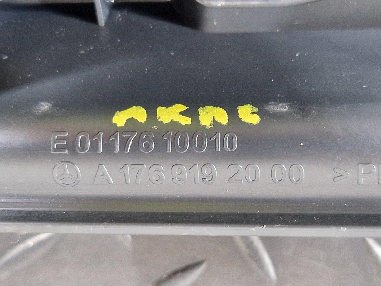 13-19 MERCEDES CLA C117 AMG FRONT SEAT RIGHT GUIDE RAIL COVER TRIM A1769192000