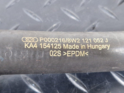 16-19 AUDI A4 AVANT B9 S-LINE OEM ENGINE COOLANT HOSE 8W2121052