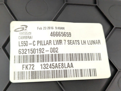 14-19 LAND ROVER L550 DISCOVERY SPORT REAR LEFT SIDE C PILLAR TRIM FK7213245AE