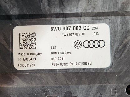 16-19 AUDI A4 B9 SPORT GENUINE OEM BODY COMFORT CONTROL MODULE ECU 8W0907063CC