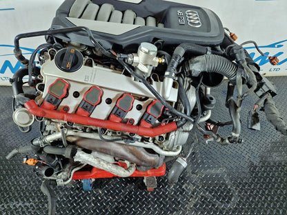 10-17 AUDI A8 4H 4.2 V8 CDRA PETROL GENUINE COMPLETE ENGINE (PLUG&PLAY)