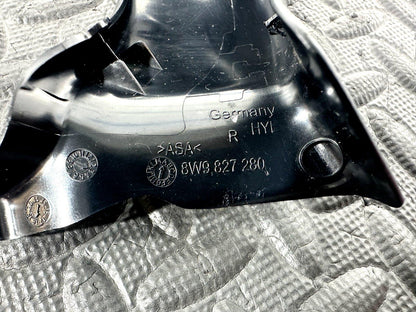 16-19 AUDI A4 B9 AVANT GENUINE REAR RIGHT BOOT HINGE COVER 8W9827280