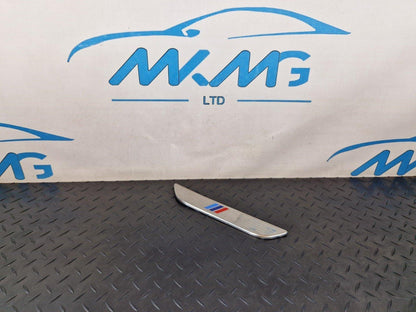 10-13 BMW E70 LCI X5 GENUINE OEM REAR DOOR KICK PLATES SILL COVER TRIM 7205265