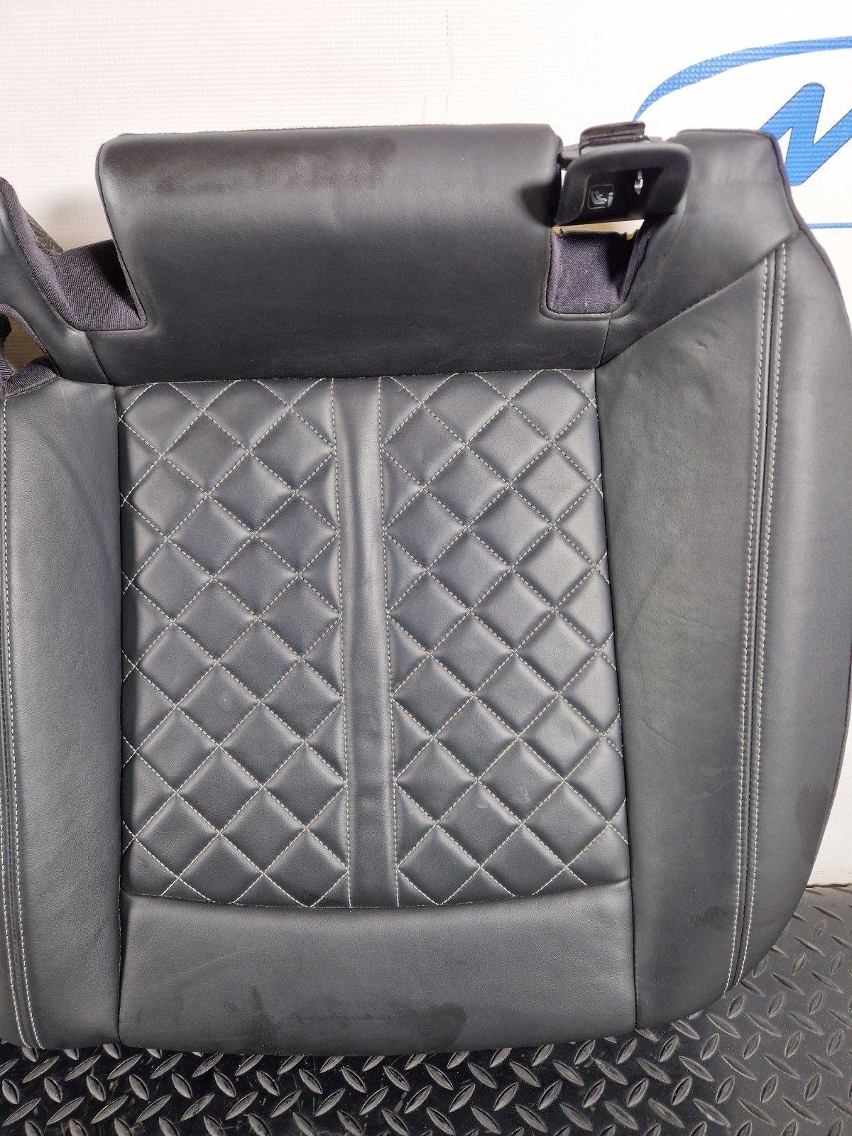 17-24 AUDI S5 F5 OEM REAR BLACK LEATHER COMFORT SEAT BENCH 8W6885079B 8W6885079