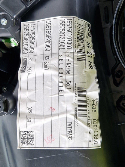 16-19 AUDI A4 AVANT B9 REAR RIGHT SIDE BLACK LEATHER DOOR CARD 8W0867488