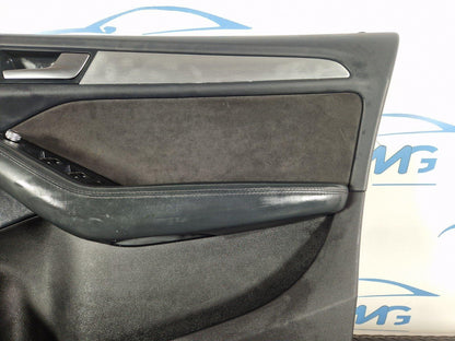 12-17 AUDI Q5 8R OEM FRONT RIGHT O/S DOOR CARD PANEL ALCANTARA TRIM 4G2867104B