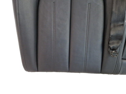 12-18 AUDI A6 C7 Rear OS Right Soul Black Leather Seat Backrest