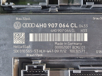 10-18 VW TOUAREG 7P 3.0 DIESEL COMFORT CONTROL MODULE 4H0907064CL