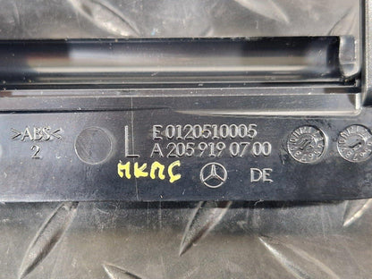 14-21 MERCEDES BENZ C200d W205 OEM FRONT SEAT GUIDE RAIL END COVER A2059190700