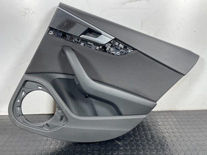 16-19 AUDI A4 B9 ESTATE GENUINE REAR RIGHT DRIVER SIDE DOOR PANEL IN BLACK