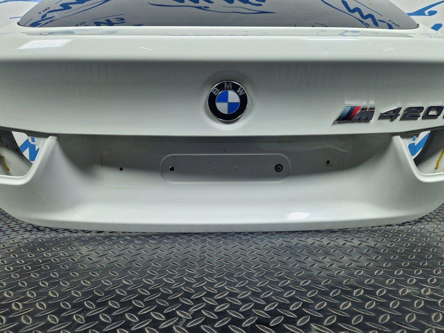 12-18 BMW 4 SERIES F36 LCI M-SPORT GENUINE TAILGATE PANEL ALPINE WHITE 300