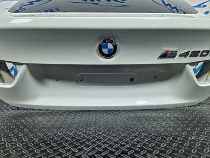 12-18 BMW 4 SERIES F36 LCI M-SPORT GENUINE TAILGATE PANEL ALPINE WHITE 300