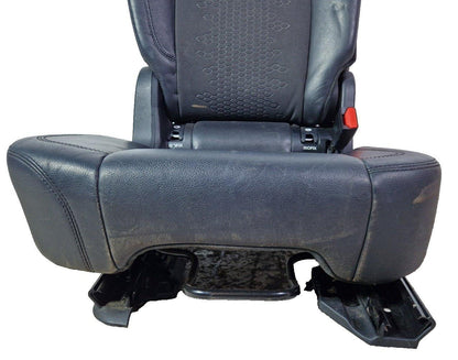 14-19 LAND ROVER L550 DISCOVERY 2ND ROW RIGHT O/S SIDE BLACK LEATHER SEAT